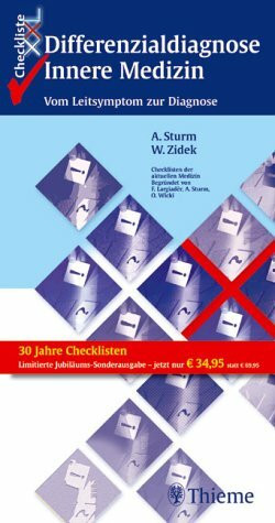 Checkliste XXL Differenzialdiagnose Innere Medizin. Kart. Sonderausg.. Vom Leitsymptom zur Diagnose