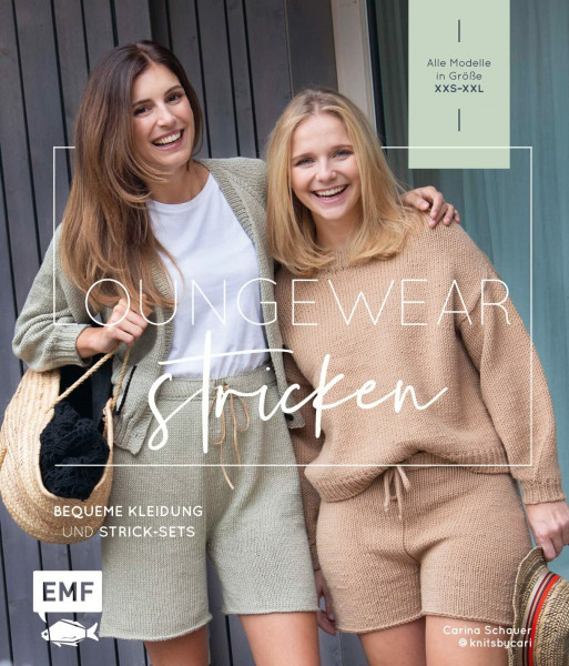 Loungewear stricken: Bequeme Kleidung und tolle Strick-Sets einfach selber machen – Alle Modelle in Größe XXS–XXL