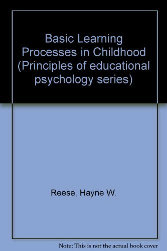 Basic Learning Processes in Childhood