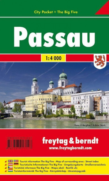Passau, Stadtplan 1:4.000, City Pocket + The Big Five