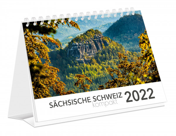 Kalender Sächsische Schweiz kompakt 2022 - Elbsandsteingebirge