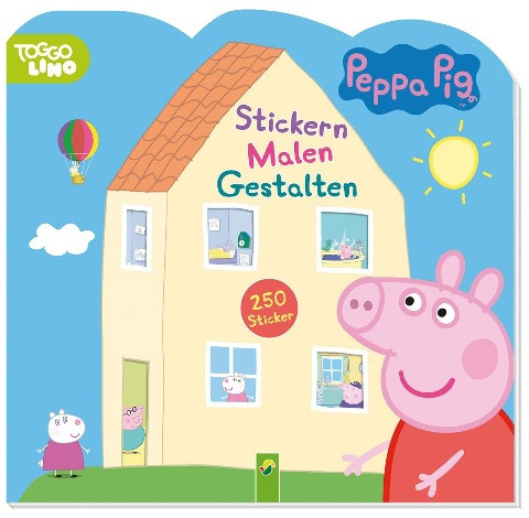 Peppa Pig Stickern Malen Gestalten