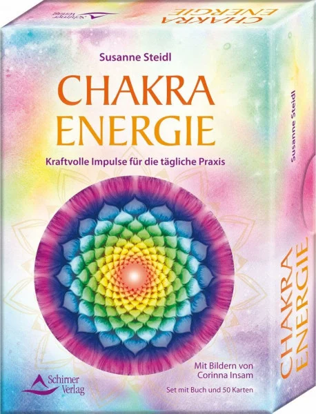 Chakra-Energie- Kraftvolle Impulse für die tägliche Praxis: - 50 Karten mit Begleitbuch