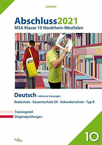 Abschluss 2021 - Mittlerer Schulabschluss Nordrhein-Westfalen Deutsch