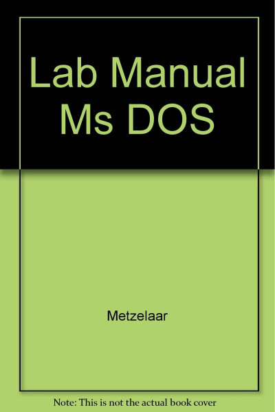 Lab Manual Ms DOS