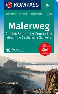 KOMPASS Wanderführer Malerweg - Auf den Spuren der Romantiker durch die Sächsische Schweiz, 18 Touren