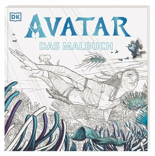 Avatar: Das Malbuch: Die fantastische Welt von Avatar zum Ausmalen. Offizielles Malbuch zu den Avatar Filmen – mit 80 stilvoll gestalteten Seiten
