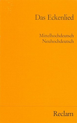 Das Eckenlied: Mhdt. /Nhdt (Reclams Universal-Bibliothek)