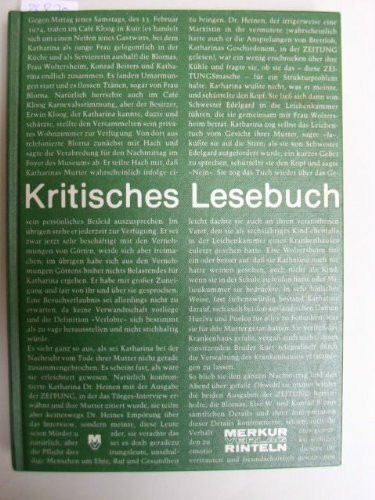 Kritisches Lesebuch