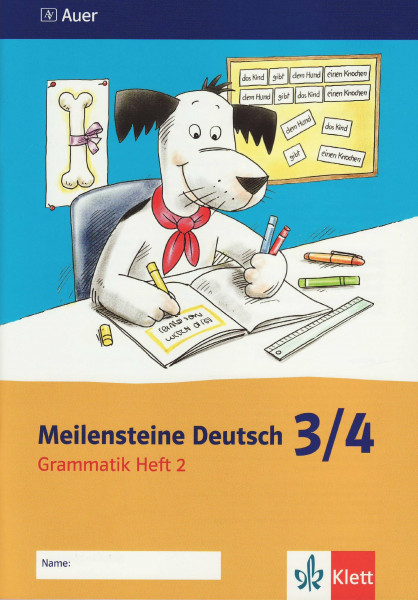 Meilensteine Deutsch 3/4. Grammatik - Ausgabe ab 2009: Heft 2 Klasse 3/4