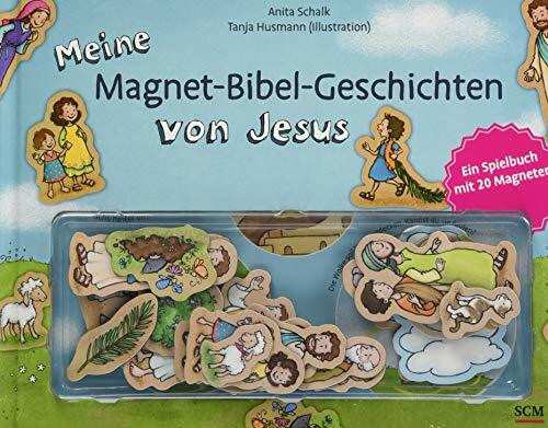 Meine Magnet-Bibel-Geschichten von Jesus: Ein Spielbuch mit 20 Magneten