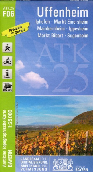 Uffenheim 1 : 25 000 Rad- und Wanderkarte