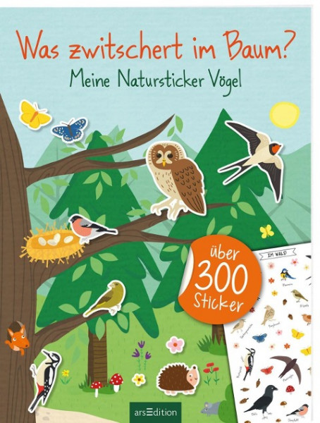 Was zwitschert im Baum? - Meine Natursticker Vögel