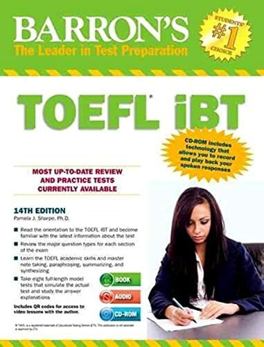 Barron's TOEFL iBT with Audio CDs and CD-ROM Barron's TOEFL iBT with Audio CDs and CD-ROM