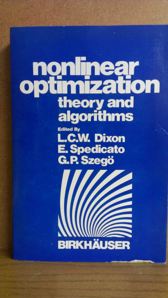Nonlinear Optimization: Theory and algorithms