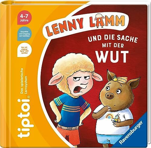 tiptoi® Lenny Lamm und die Sache mit der Wut, Gefühle-Buch für Kinder ab 4 Jahre (Bildergeschichten über den Umgang mit Gefühlen)