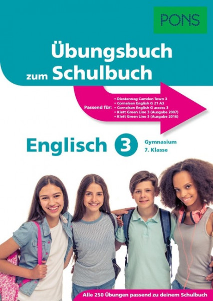 PONS Übungsbuch zum Schulbuch Englisch 3. Gymnasium 7. Klasse