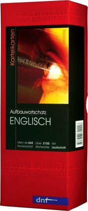 Aufbauwortschatz Englisch: Karteikarten, inklusive Lautschrift