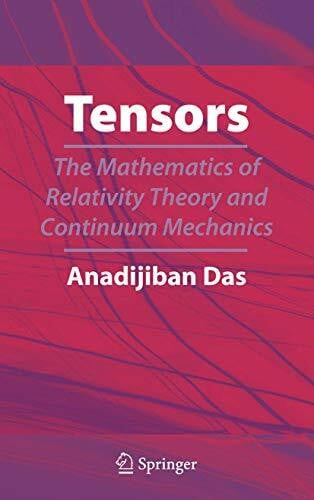 Tensors: The Mathematics of Relativity Theory and Continuum Mechanics