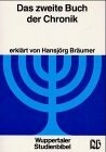 Wuppertaler Studienbibel, AT, Sonderausgabe, Das zweite Buch der Chronik