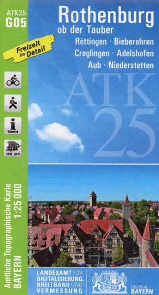 Rothenburg ob der Tauber 1:25 000
