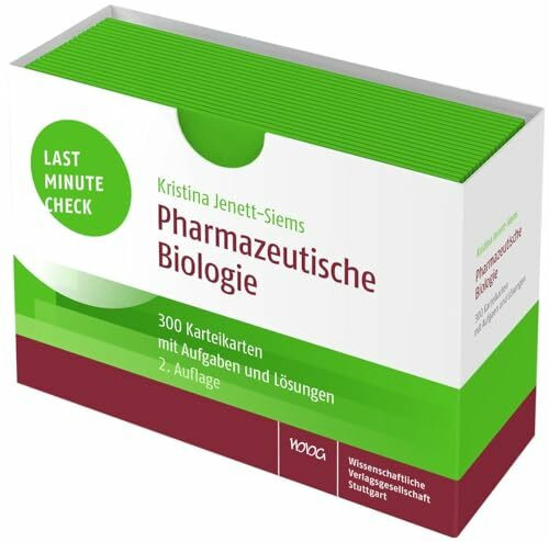 Last Minute Check - Pharmazeutische Biologie: 300 Karteikarten mit Aufgaben und Lösungen / 2. StEx Pharmazie