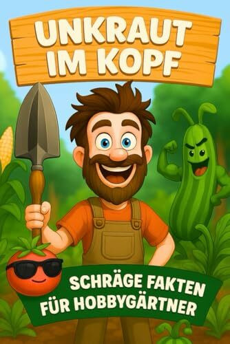Unkraut im Kopf – Schräge Fakten für Hobbygärtner: Unnützes Gartenwissen - Skurrile Gartenfakten, verrückte Tipps & witzige Ideen für Gartenliebhaber und Gärtner
