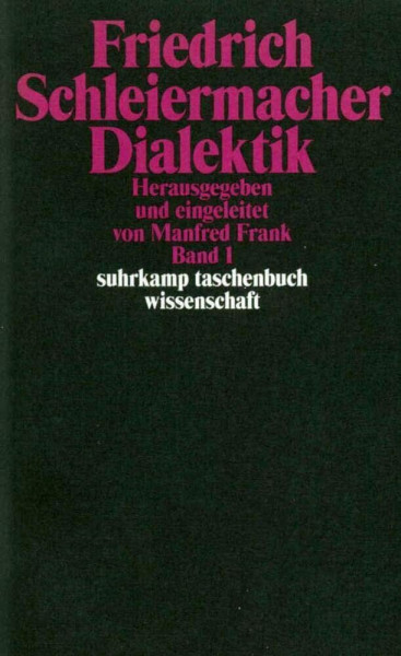 Dialektik (suhrkamp taschenbuch wissenschaft)