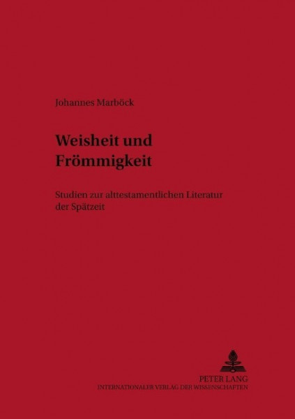 Weisheit und Frömmigkeit