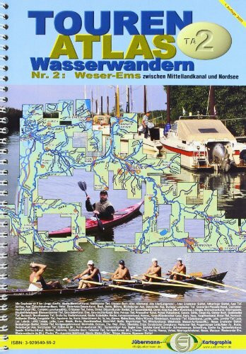 TourenAtlas Wasserwandern / Weser - Ems: Zwischen Mittellandkanal und Nordsee