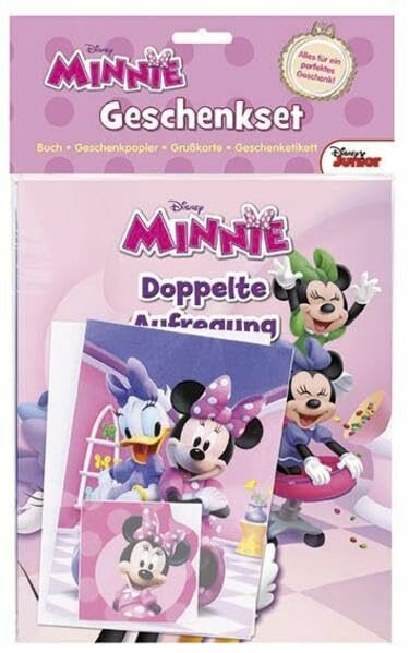 Disney Minnie Geschenkset: Buch, Geschenkpapier, Grußkarte, Geschenketikett: Buch, Geschenkpapier, Grußkarte, Geschenketikett. Alles für ein perfektes Geschenk!