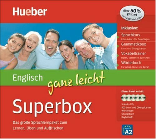 Englisch ganz leicht Superbox: Das große Sprachlernpaket zum Lernen, Üben und Auffrischen