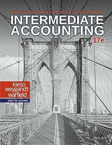 Intermediate Accounting Rockford Practice Set