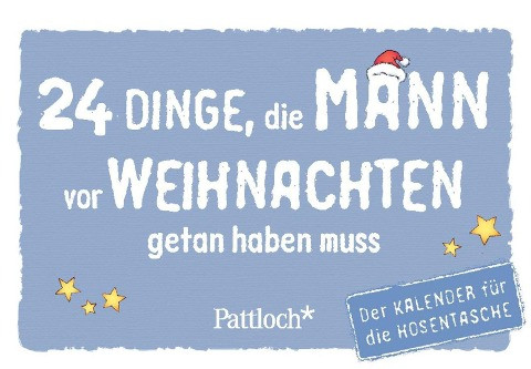 24 Dinge, die Mann vor Weihnachten getan haben muss