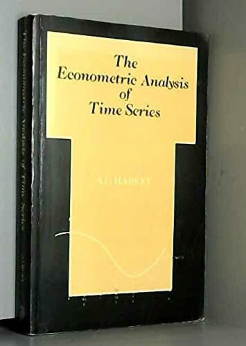 Econometric Analysis of Time Series