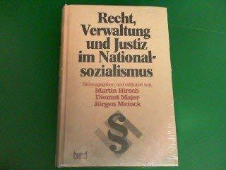 Recht, Verwaltung und Justiz im Nationalsozialismus (3100 707)