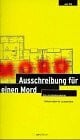 Ausschreibung Fur Einen Mord: Ein Architektenkrimi