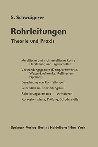 Rohrleitungen: Theorie und Praxis