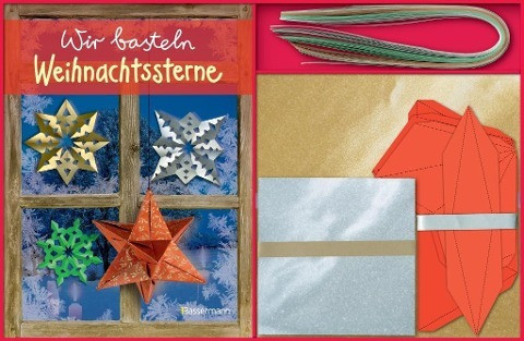 Wir basteln Weihnachtssterne