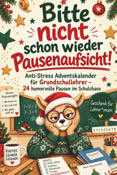 Bitte nicht schon wieder Pausenaufsicht! Der Anti-Stress Adventskalender für Grundschullehrer – 24 humorvolle Pausen im Schulchoas
