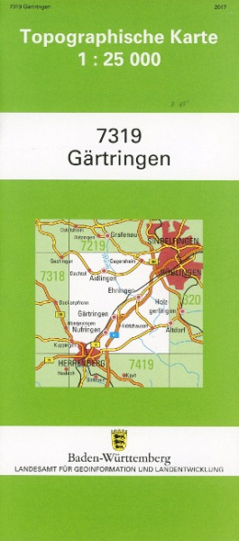 Gaertringen 1 : 25 000