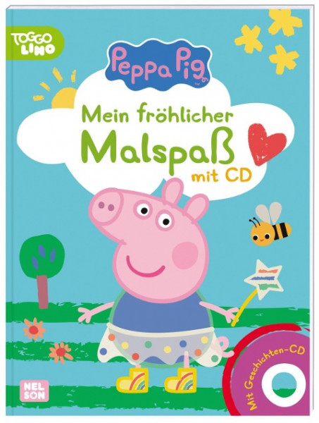Peppa Pig: Peppa: Mein fröhlicher Malspaß mit CD