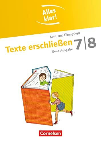 Alles klar! - Deutsch - Sekundarstufe I - 7./8. Schuljahr: Texte erschließen - Lern- und Übungsheft mit beigelegtem Lösungsheft
