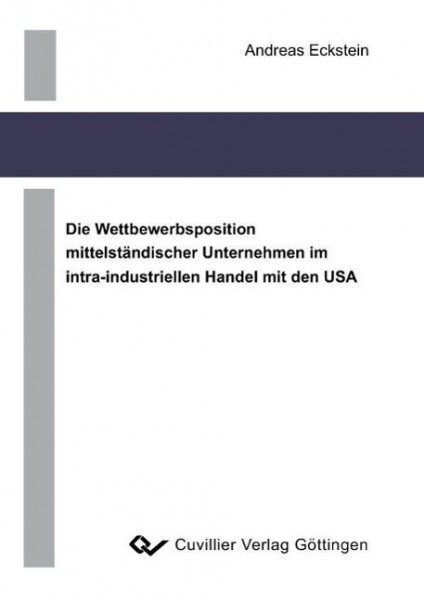 Die Wettbewerbsposition mittelständischer Unternehmen in intra-industriellen Handel mit den USA