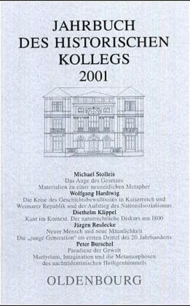 2001 (Jahrbuch des Historischen Kollegs)