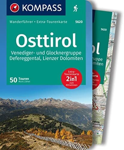 KOMPASS Wanderführer Osttirol, Venediger- und Glocknergruppe, Defereggental, Lienzer Dolomiten, 50 Touren mit Extra-Tourenkarte: GPS-Daten zum Download KOMPASS Wanderführer Osttirol, Venediger- und Glocknergruppe, Defereggental, Lienzer Dolomiten, 50 Touren mit Extra-Tourenkarte: GPS-Daten zum Download