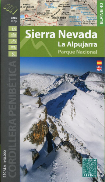 Wanderkarte Sierra Nevada - La Alpujarra 1:40 000