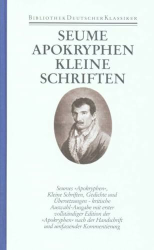 Werke und Briefe in drei Bänden: Band 2: Apokryphen. Kleine Schriften. Gedichte. Übersetzungen