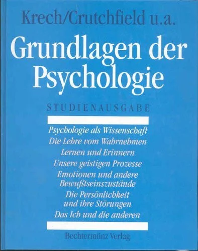 Grundlagen der Psychologie. Studienausgabe