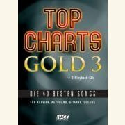 Top Charts Gold 3 - Die 40 besten Songs für Klavier, Keyboard, Gitarre, Gesang (inkl. 2 Playback-CDs)